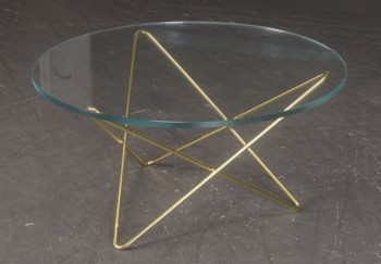 Dennis Marquart for OXDenmarq. Model O table. Sofabord med plade af glas