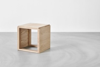 Kai Kristiansen. Side table / coffee table Cube no. 33, oiled oak
