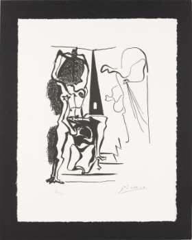 Pablo Picasso (1881-1973): Hélène chez Archimedé planche IX