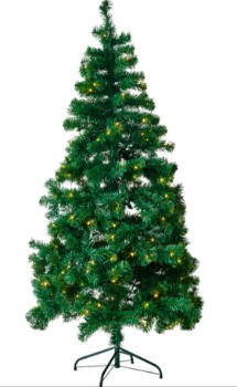 1711 - Kunstigt juletræ m/ 240 LED lys i varm hvid + 1 pk. m/ 240 LED Warm White lyskæde (2)