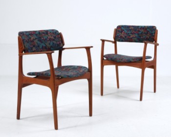 Eric Buch. Pair of armchairs, teak wood, model OD50 (2)