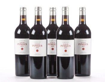 5 bottles of Flor de Pingus. 2011, 2013, 2014, 2015 and 2017 (5)