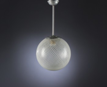 Venini. Pendant made of white Murano glass from the 60s/70s