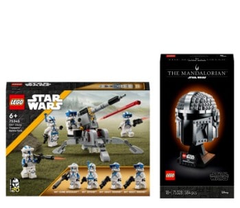 1718 - LEGO Star Wars Mandalorianerens hjelm nr. 75328 + Star Wars nr. 75345 (2)
