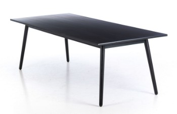 Poul M. Volther for FDB. Dining table - Model C35C. Black
