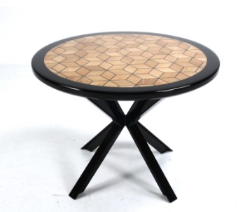 Unknown furniture design. Dining table, Ø 100 cm
