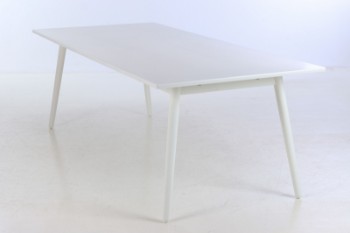 Poul M. Volther for FDB. Dining table - Model C35C. White
