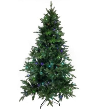 1695 - Kunstigt juletræ med 260 twinkly LED lys