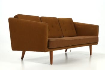 Børge Mogensen . Tre pers. sofa model 201 , tidlig model