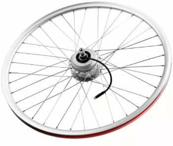 1621 - 28 Inch Front Wheel With Motor Silver From Mustang