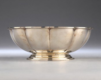 Carl M. Cohr. Silver table bowl, year 1934