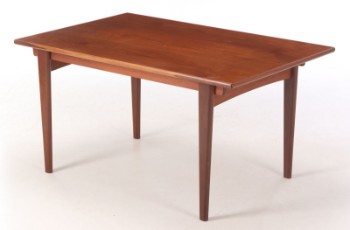 Spisebord af teak, 1950-60erne, dansk møbeldesign (2)