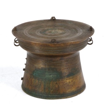 Oriental Rain Drum in bronze approx. 1900