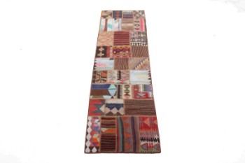 Persian Patchwork rug, 300x80 cm