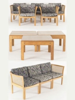 Illum Wikkelsø for C.F. Christensen. Sofa og lænestole model Plexus (9)