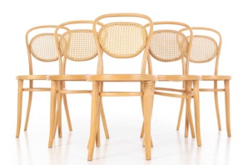 Set of five chairs in Thonet style (5)