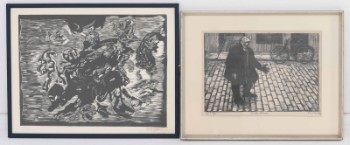 Jane Muus and Svend Wiig Hansen etchings (2)