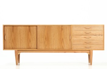 Unknown furniture manufacturer. Low sideboard L. 195 cm.