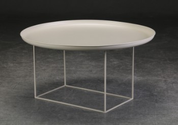 NORR11 Design House. Coffee table / Tray table model Duke Coffee Table Large, khaki gray powder-coated steel